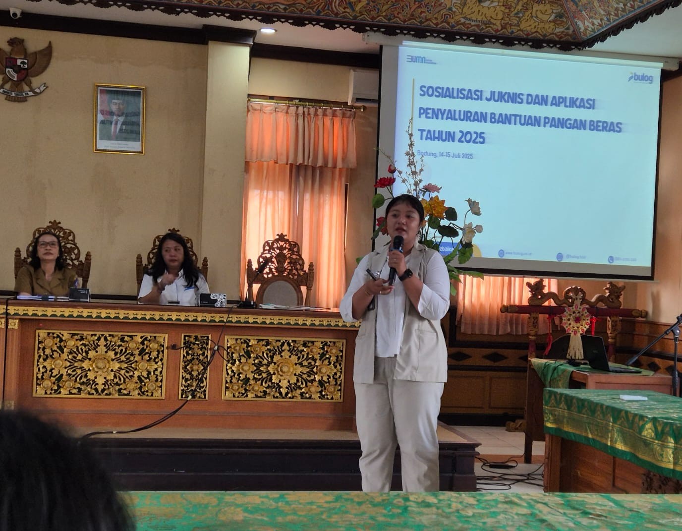 Sosialisasi Juknis dan Aplikasi Penyaluran Bantuan Pangan Beras Tahun 2025